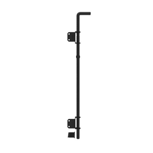 24.75 in. Black Metal Heavy Duty Fence Drop Rod