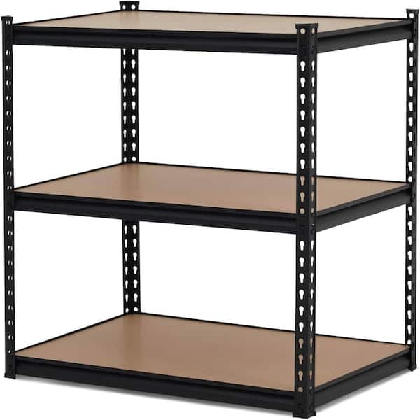 Heavy Dut Adjustable Metal Storage Shelving Carbon Steel Freestanding Rack, for Garage, Pantry, 120x45x91.2cm