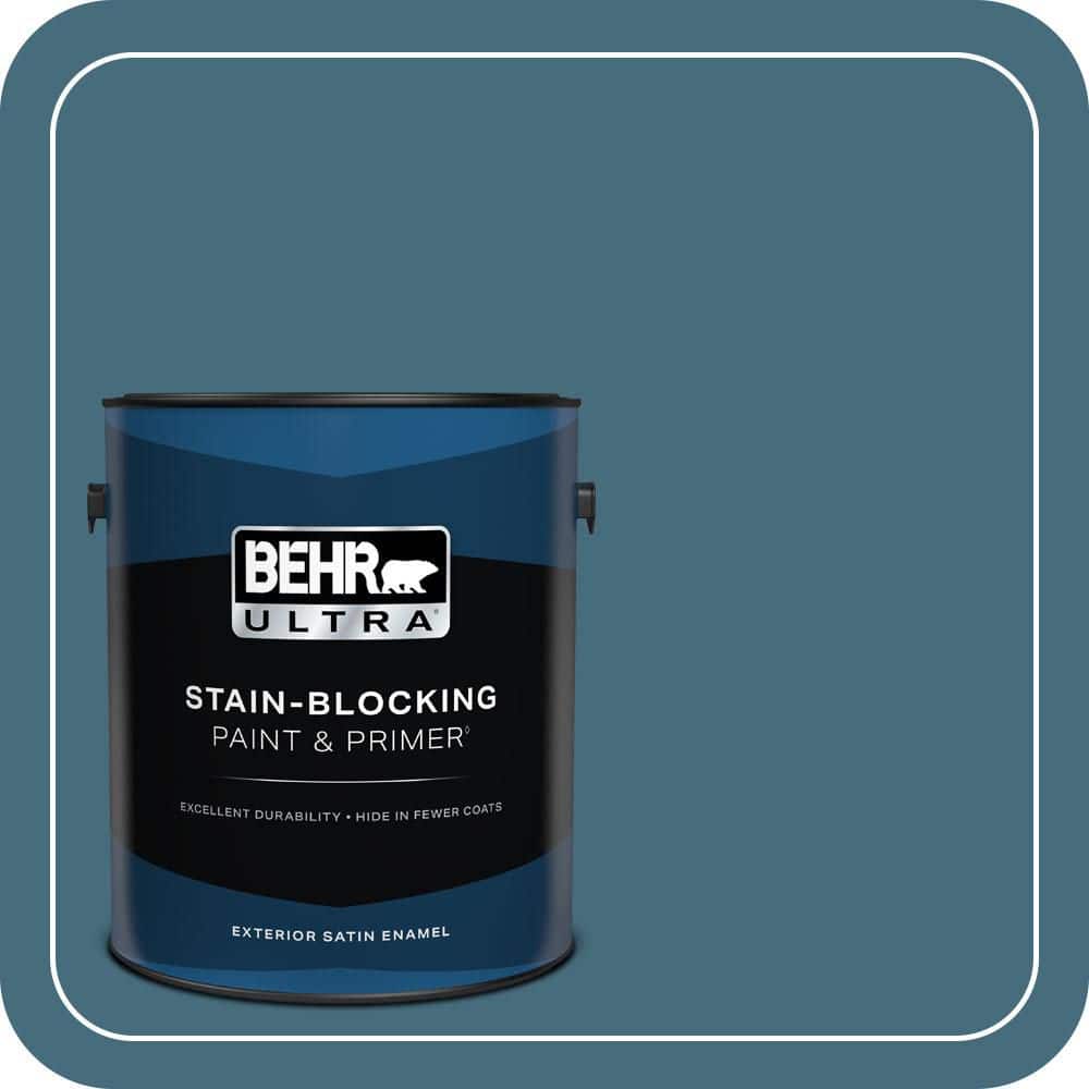 1 gal. #S480-6 Poseidon Satin Enamel Exterior Paint & Primer price history on PriceWatchPro