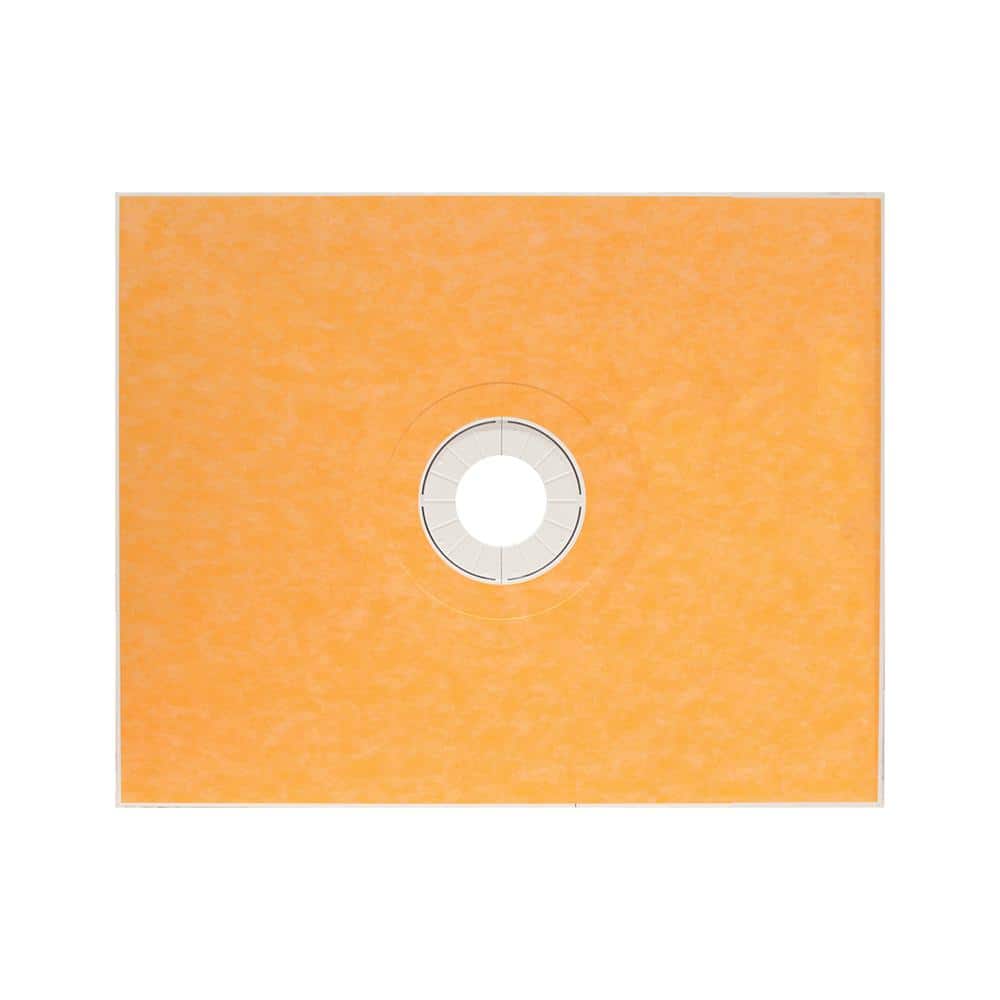 Lightweight Polystyrene 48" x 60" Center Drain Shower Tray