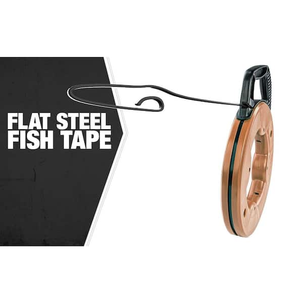 1/4X200' Steel Fish Tape (No Case)