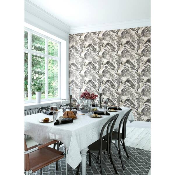 OhPopsi Grover Grey Stone Palmera Wallpaper WLD53102W - The Home Depot