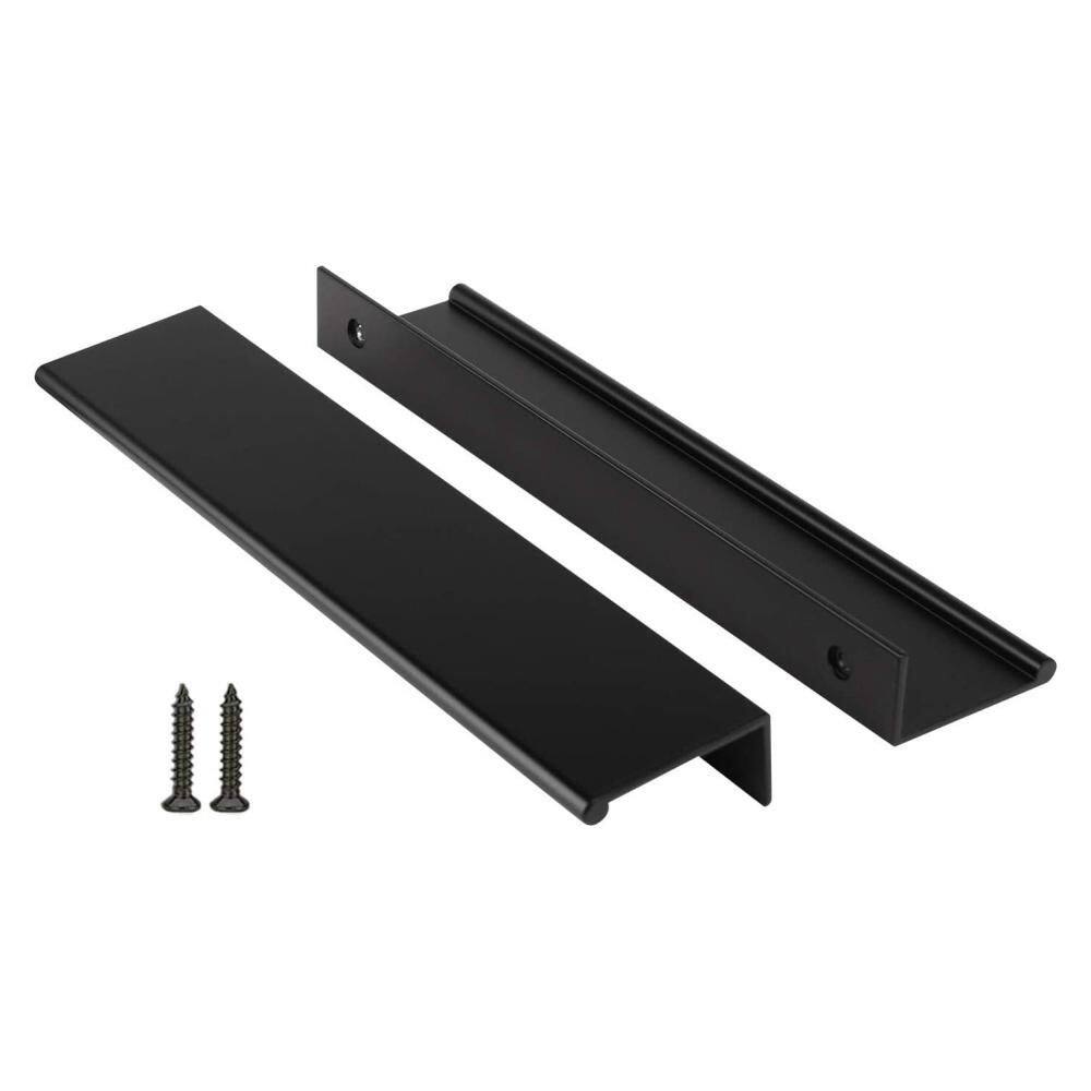 10 Pack 7.88 in. Black Aluminum Kitchen Cabinet Handles, Straight Finger Pulls for Dresser Drawers, Door Edges price history on PriceWatchPro