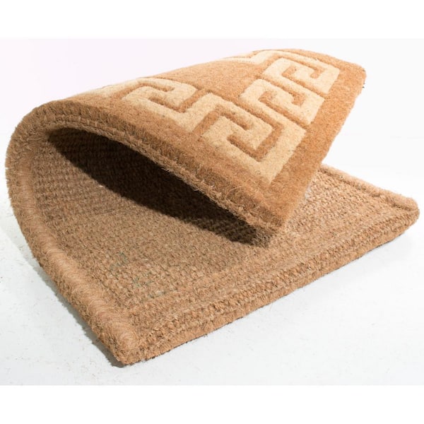 39 in. x 24 in. Brown Coir Outdoor Door Mat