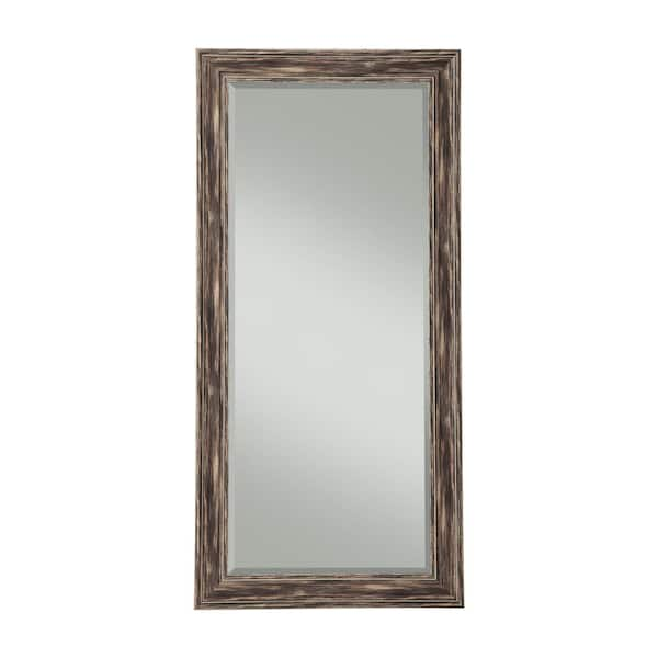 Martin Svensson Home Oversized Black Plastic Beveled Glass Full-Length Classic Mirror (65 in. H X 31 in. W)