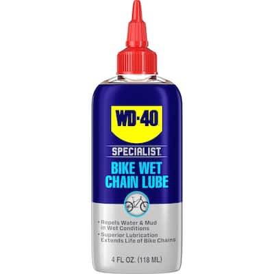 4 oz. Bike Wet Chain Lubricant, High-Performance Lubricant for Muddy & Extreme Conditions