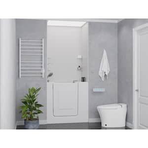 HD Series 39 in. Left Drain Quick Fill Walk-In Whirlpool and Air Bath Tub in White