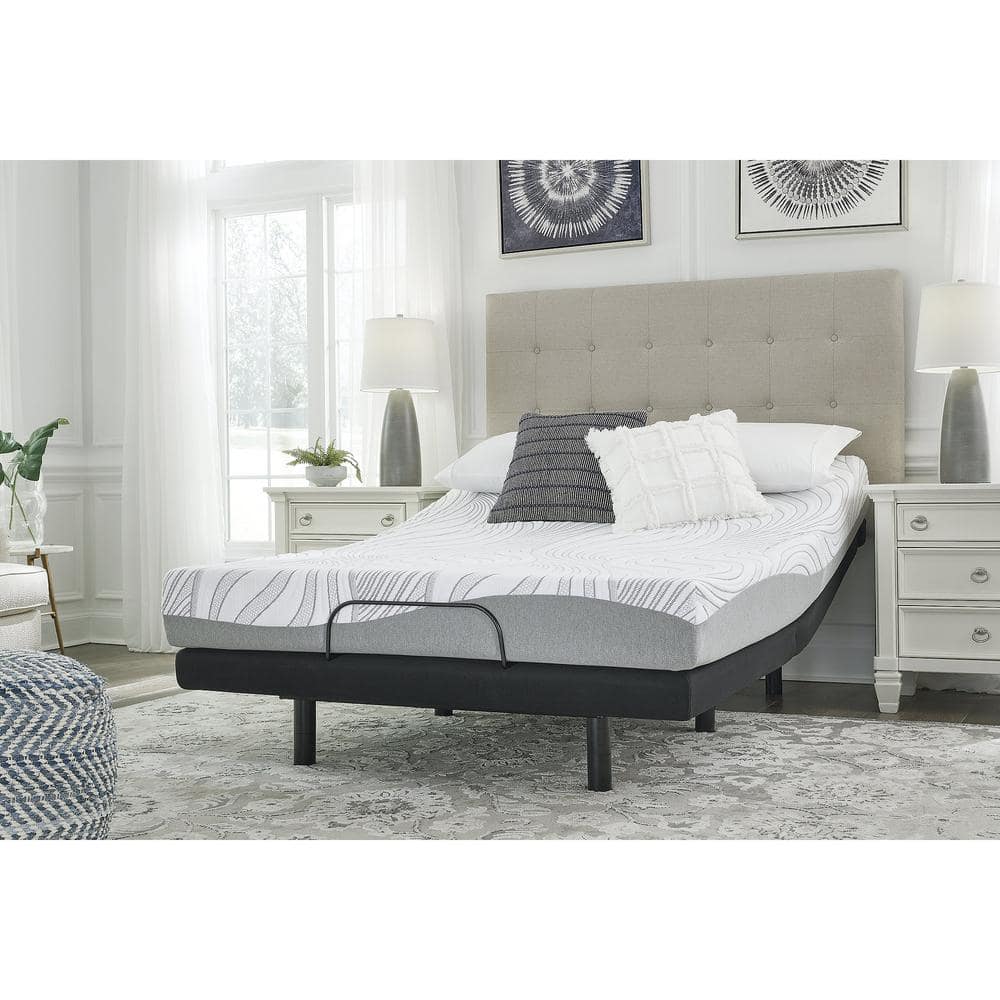 8-Inch White Memory Foam Queen Mattress