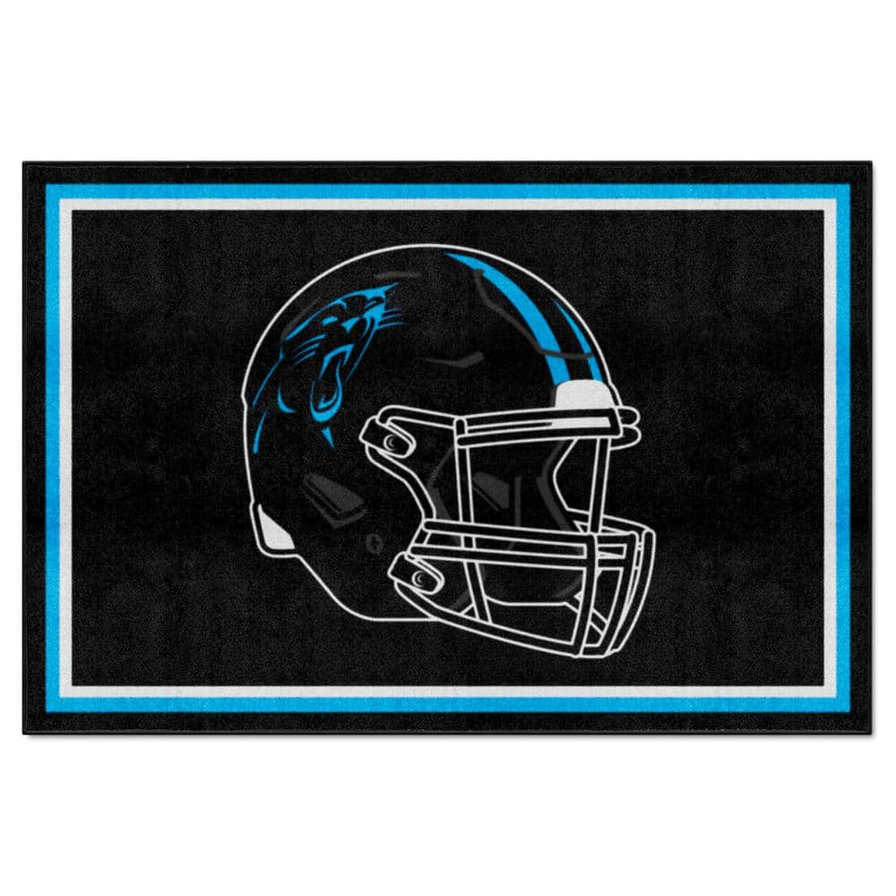 Fanmats Carolina Panthers 5ft. x 8 ft. Plush Area Rug