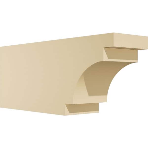 Ekena Millwork Standard Mediterranean 5 in. W x 8 in. H x 20 in. D Polyurethane Rafter Tail Outlooker