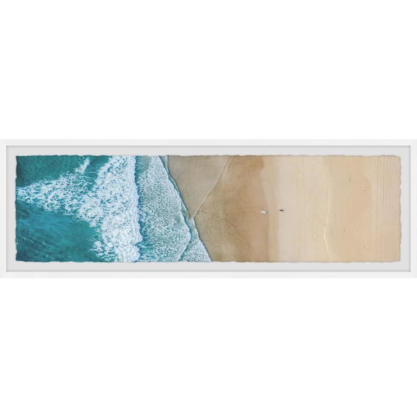 Unbranded "Tired Surfer" by Marmont Hill Framed Nature Art Print 15 in. x 45 in.
