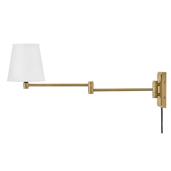 LARK - Beale 7.0 in. 1-Light Lacquered Brass Wall Sconce