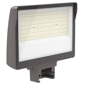 Selectable Color Temperature 400-Watt Equivalent 22500 Lumen 130-Degree Bronze Dusk to Dawn Integrated LED Flood Light