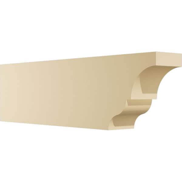 Ekena Millwork Standard Asheboro 5 in. W x 10 in. H x 36 in. D Signature Urethane Rafter Tail Outlooker