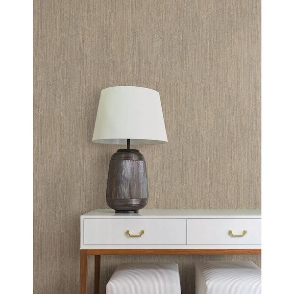Washed Ramie Oyster Wallpaper