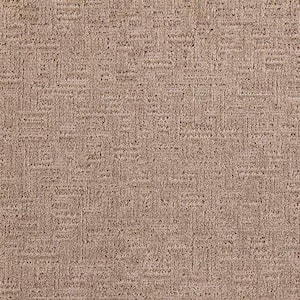Corry Sound  - Nougat - Brown 38 oz. Polyester Pattern Installed Carpet