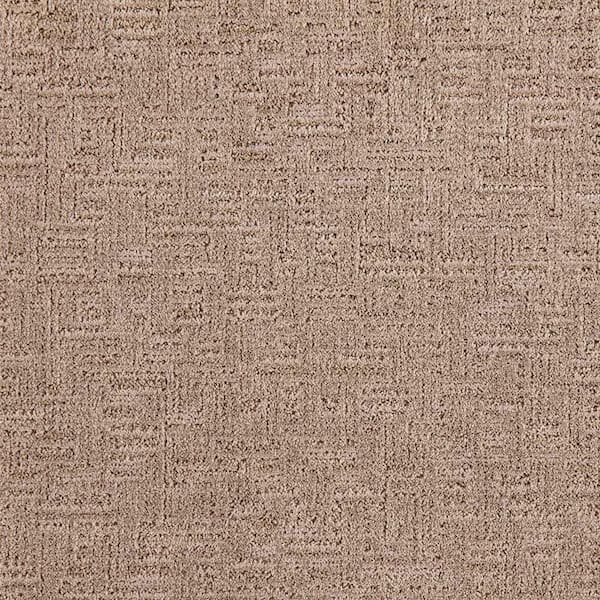 Home Decorators Collection Corry Sound  - Nougat - Brown 38 oz. Polyester Pattern Installed Carpet