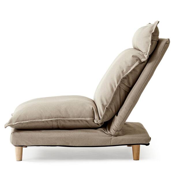 Andmakers Bake Beige Upholstery Floor Recliner Sofa Ml Bk 101bei The Andmakers Bake Beige Upholstery Floor