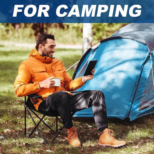 ITOPFOX Navy Blue Alloy Steel Frame Lightweight Portable Folding