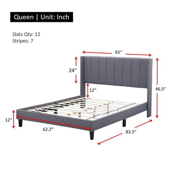 slats for queen bed home depot