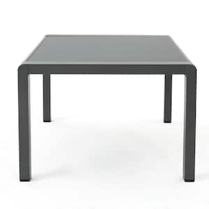 Cape Coral Gray Aluminum Outdoor Coffee Table
