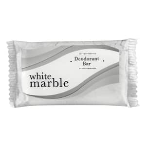 # 3/4 Bar White Individually Wrapped Deodorant Bar Soap (1000/Carton)