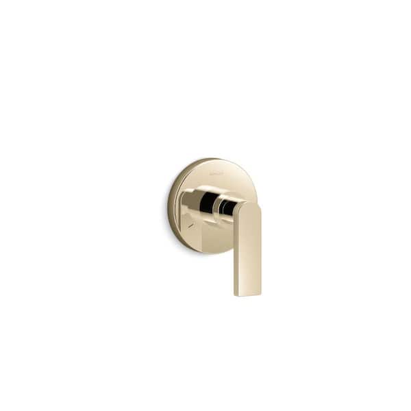 KOHLER Composed Mastershower Temperature Control Valve Trim With Lever Handle in Vibrant French Gold