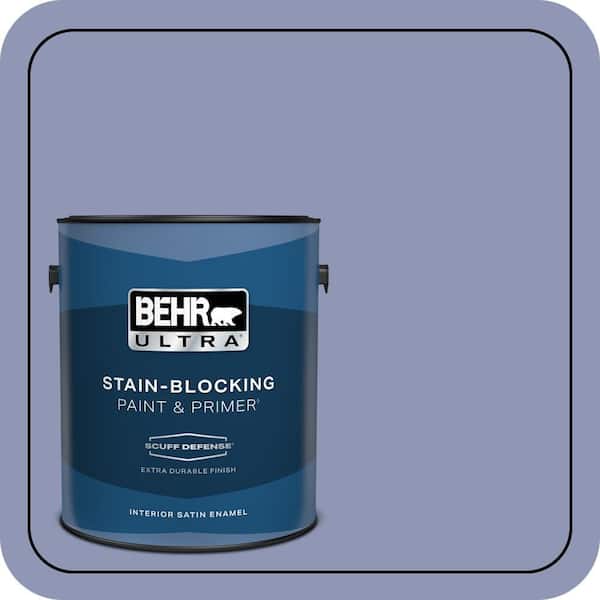 BEHR ULTRA 1 gal. #S540-4 Vintage Ribbon Extra Durable Satin Enamel Interior Paint & Primer