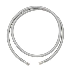 1/4 in. Compression x 1/4 in. Compression x 60 in. Length Braided Stainless Steel Ice Maker Connector