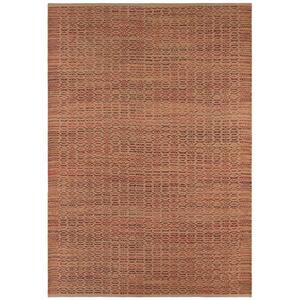 Zoelie Red/Yellow 2 ft. x 3 ft. Farmhouse Geometric Jute Area Rug