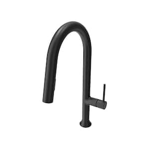 Tronto 2.0 Single Handle Pull Down Sprayer Kitchen Faucet in Matte Black