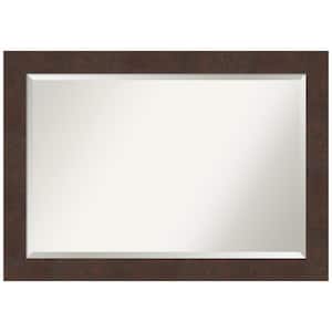 Wildwood Brown 41 in. H x 29 in. W Framed Wall Mirror