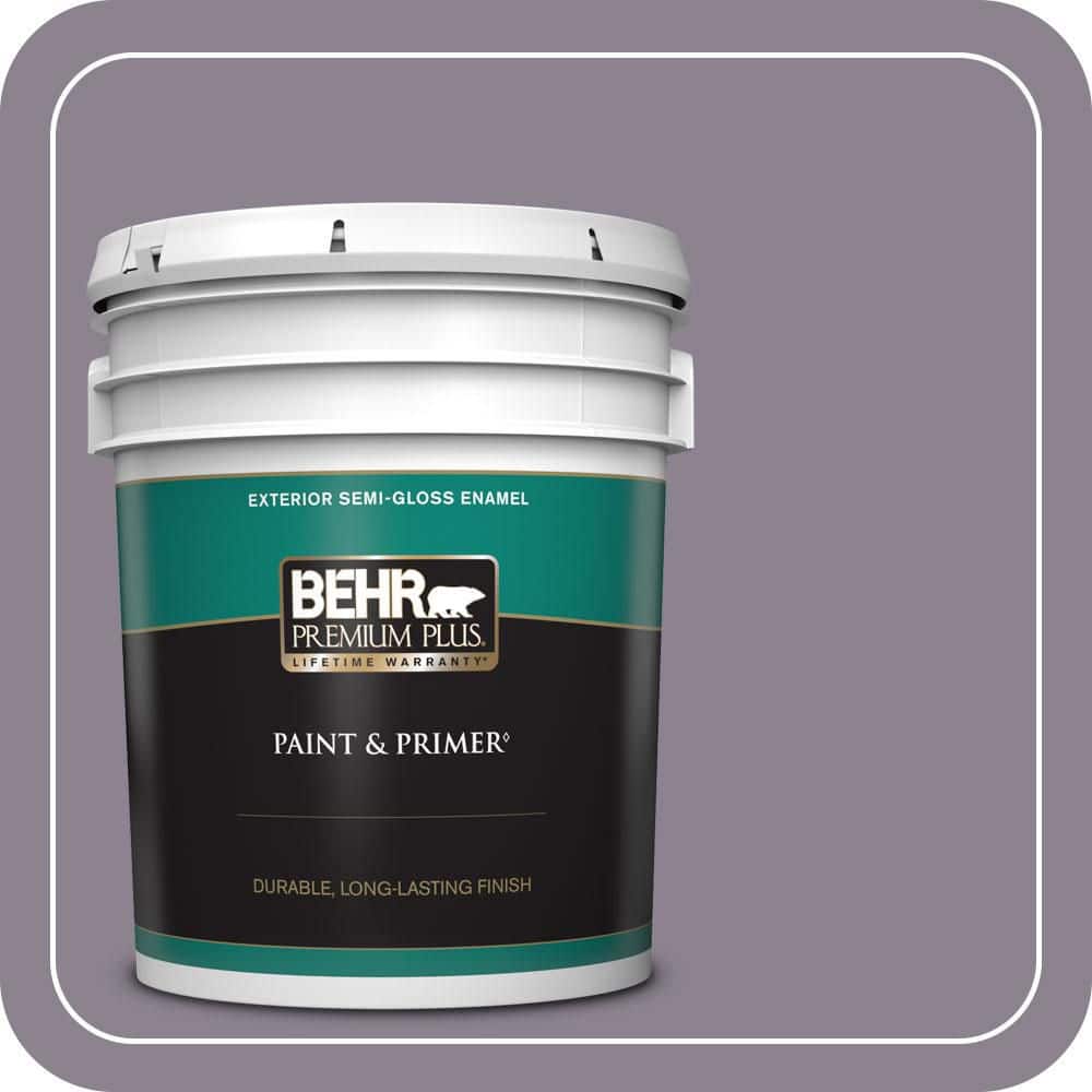 5 gal. #670F-5 Gothic Amethyst Semi-Gloss Enamel Exterior Paint & Primer price history on PriceWatchPro