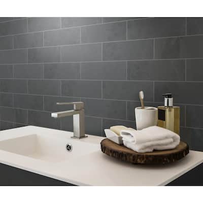 Hampshire 4 in. x 12 in. Gauged Slate Floor and Wall Tile (5 sq. ft. / case)