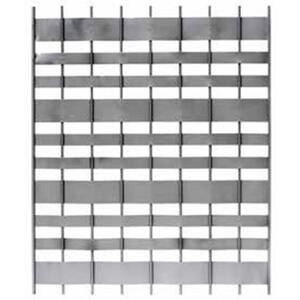 39-3/8 in. x 31-13/16 in. 5/8 in. Bar Gonzato Modern Design Forged Wrought Iron Raw Railing Panel