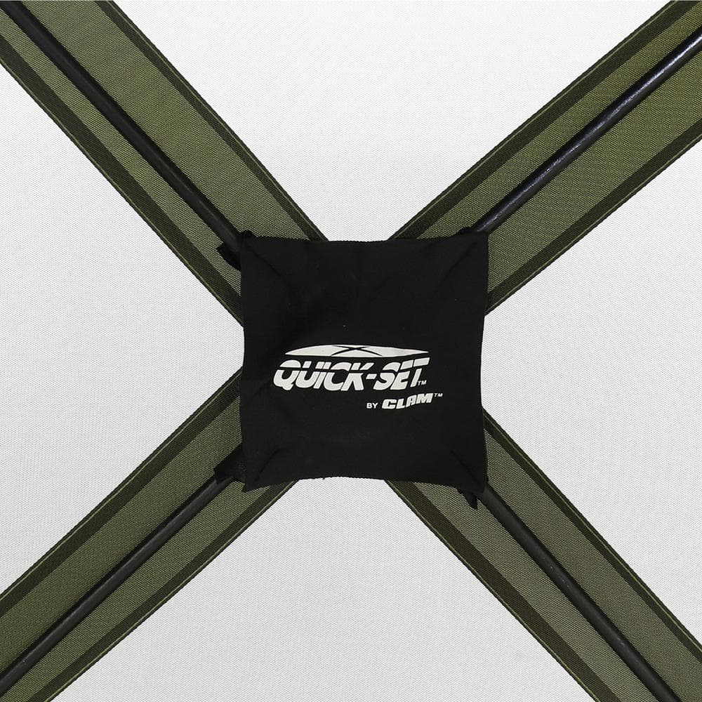 Green Fiberglass Portable Outdoor Camping Canopy Shelter