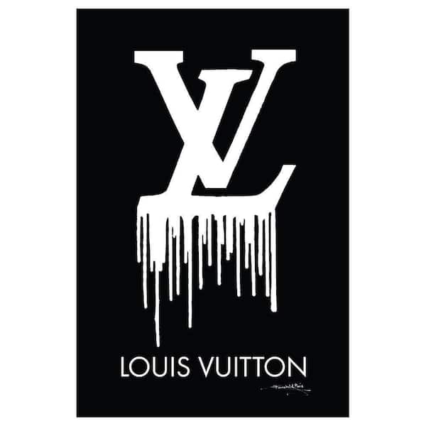 VENICE BEACH Collections Bold Dripping Fashion Brand Logo by Fairchild Paris 1-Piece Unframed Abstract Poster Art Print 20 in. x 30 in.