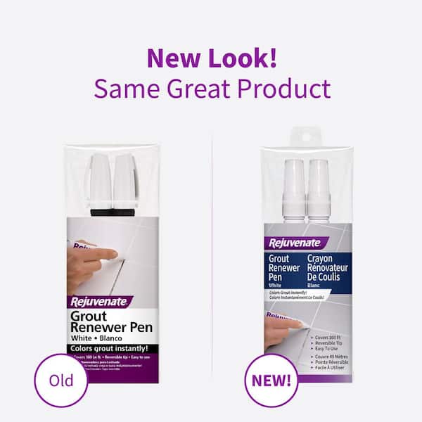 4 oz. White Interior Water-Based Grout Restorer Marker Pens (2-Pack)