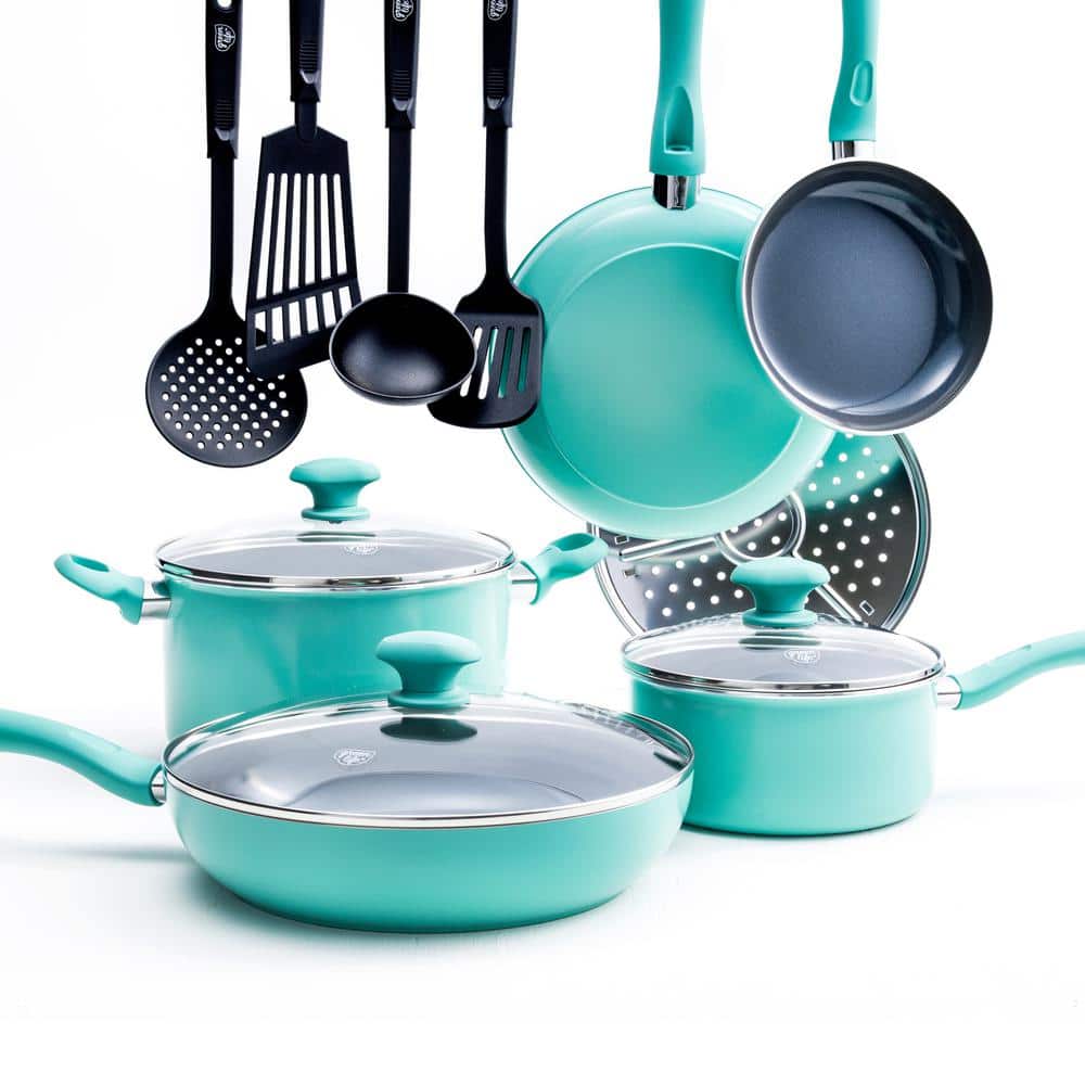 Bazova 13 Pcs Nonstick Pots and Pans Set with Removable Handles Non Stick  Ceramic Kitchen Cookware Set - AliExpress