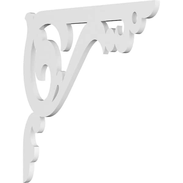 Ekena Millwork 5/8 in. W x 16 in. H x 16 in. D PVC Amber Bracket