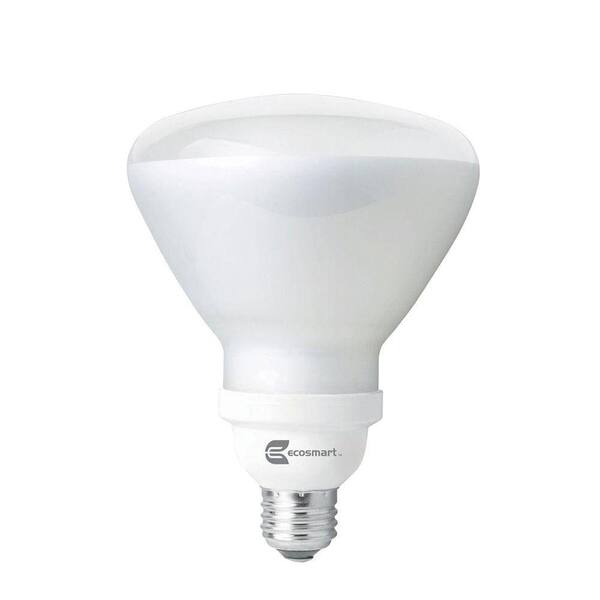 EcoSmart 85W Equivalent Soft White (2700k) R40 CFL Light Bulb Flood (2-Pack)