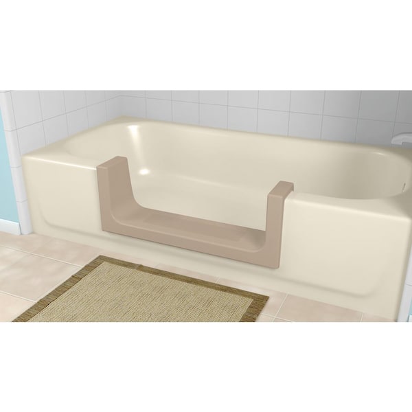 Wide Beige Step Bathtub Conversion Kit Wide Beige Step Bathtub Conversion Kit