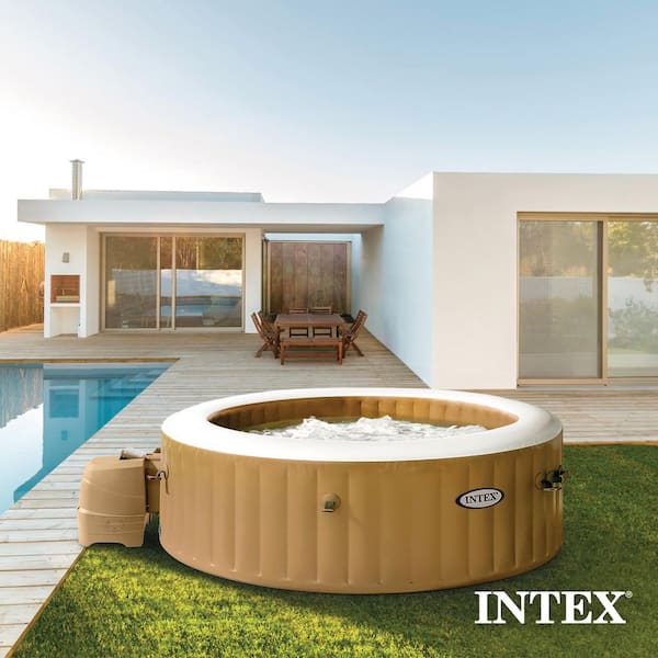 Intex PureSpa 6 Person 140 Jet Bubble Massage Inflatable Hot Tub