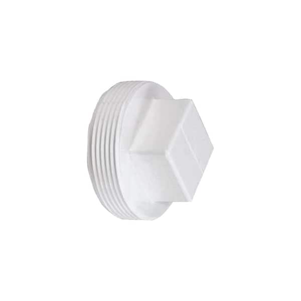 VPC 6 in. PVC DWV MPT Cleanout Plug Fitting