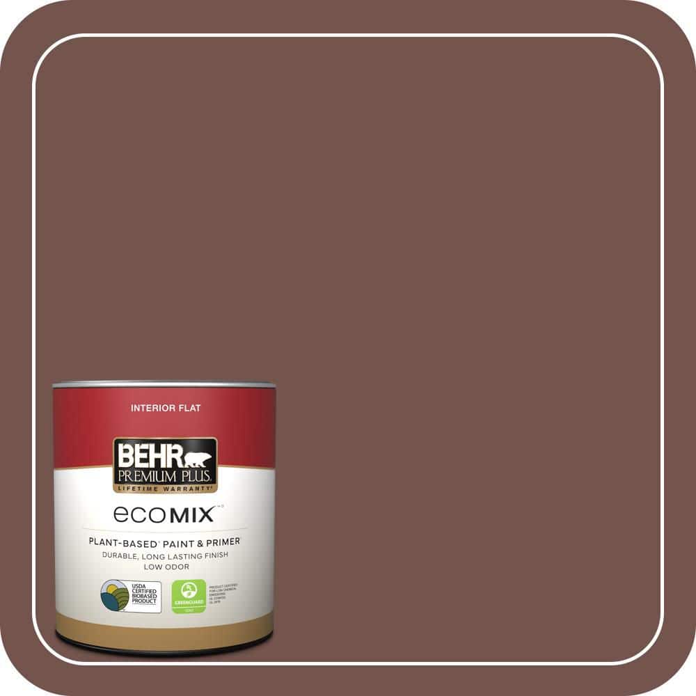 1 qt. Home Decorators #HDC-CL-12 Terrace Brown Flat EcoMix Plant-Based Interior Paint & Primer price history on PriceWatchPro