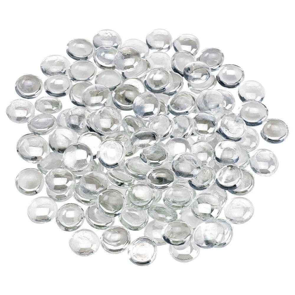 Glacier Ice Clear Glass Fire Beads for Fire Pits
