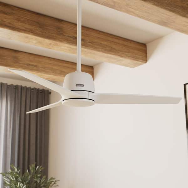 Malden 52 in. Indoor Ceiling Fan Matte White with Remote Included For Bedrooms