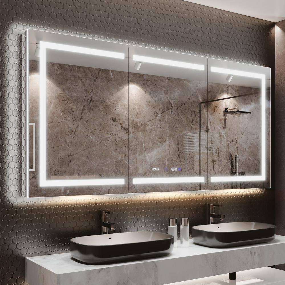 Reviews for AZDHOME 72 in. W x 36 in. H Rectangular Silver Aluminum