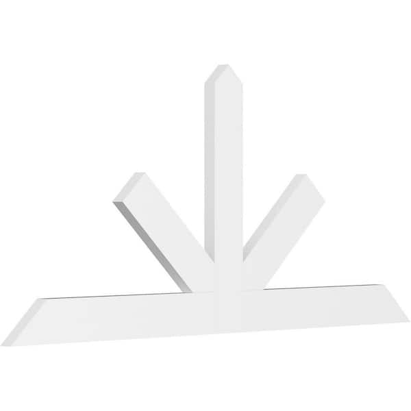 Ekena Millwork Saratoga 84 in. W x 38.5 in. H x 2 in. D Signature Polyurethane Bracket