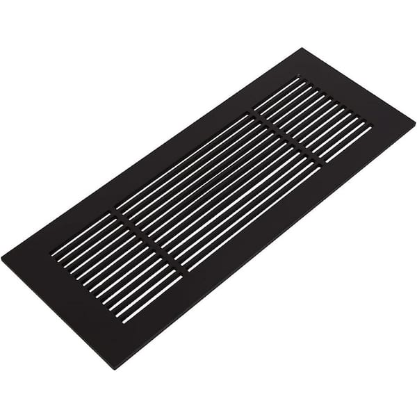 Royal Series 12 in. x 4 in. Oil Rubbed Bronze Steel Vent Cover Grille Without Mounting Holes